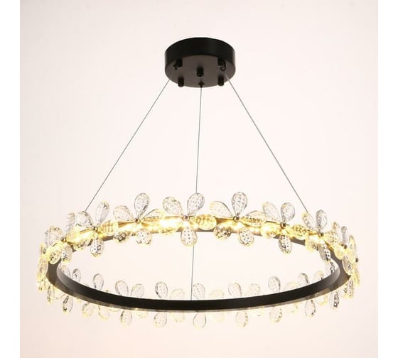Люстра BayerLux 1175/1 LED 44Вт черный d.60 см 5429204