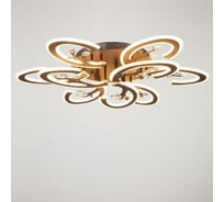 Люстра с ПДУ BayerLux 71162/9 LED 324Вт диммер, 3000-6000К кофе 80х80х16 см 4934947