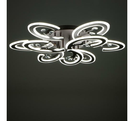 Люстра с ПДУ BayerLux 71162/9 LED 324Вт диммер, 3000-6000К кофе 80х80х16 см 4934947