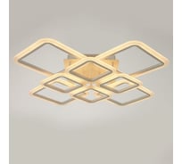 Люстра с ПДУ BayerLux 71167/8 LED 192Вт диммер, 3000-6000К белый 74х74х13,5 см 4934951