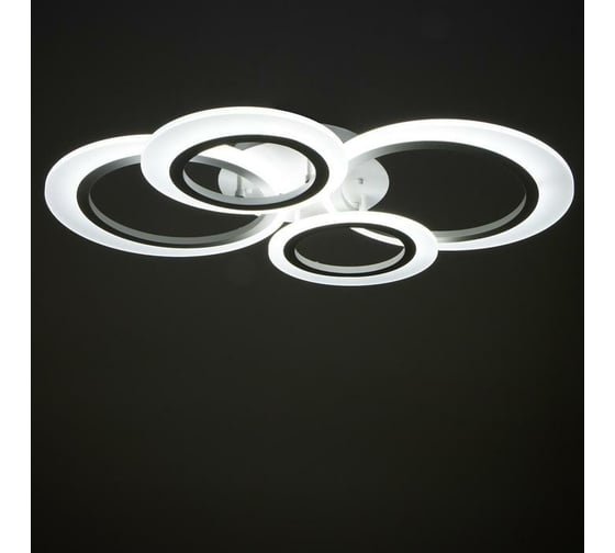 Люстра с ПДУ BayerLux 71186/4 LED 128Вт диммер, 3000-6000К белый 84х62х10,5 см 4934970