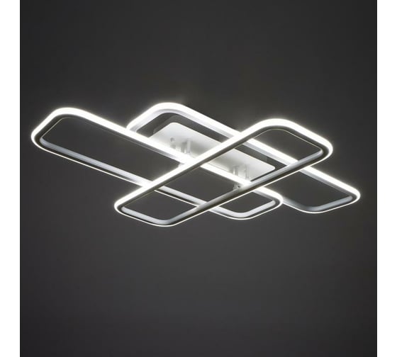 Люстра с ПДУ BayerLux 71188/3 LED 201Вт диммер, 3000-6000К белый 93х71х12,5 см 4934972
