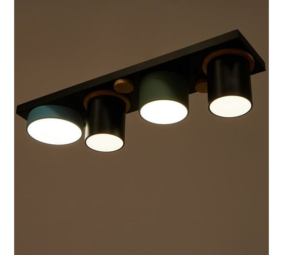 Светильник BayerLux 35428/4 LED 36Вт 3000-6000К черный-зеленый-синий 65х15х15 см 4941229