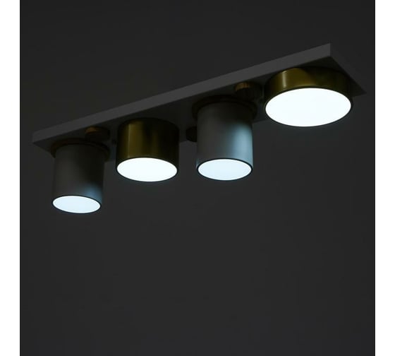 Светильник BayerLux 35429/4 LED 36Вт 3000-6000К белый-золото 65х15х15 см 4941230