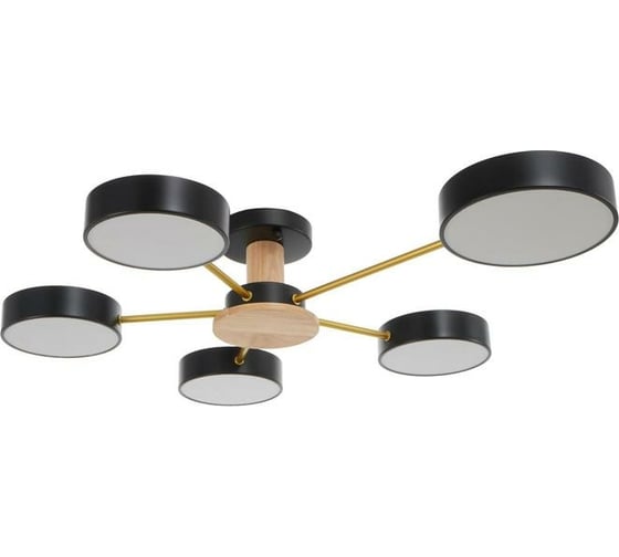 Светильник BayerLux 35434/5 LED 120Вт 3000-6000К черный-золото 64х78х13,5 см 4941235 1