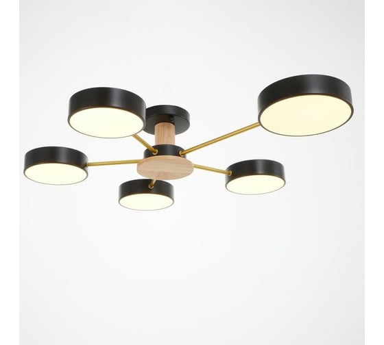 Светильник BayerLux 35434/5 LED 120Вт 3000-6000К черный-золото 64х78х13,5 см 4941235
