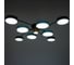 Светильник BayerLux 35440/9 LED 197Вт 3000-6000К черный-синий 95х95х13,5 см 4941241 3