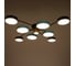 Светильник BayerLux 35440/9 LED 197Вт 3000-6000К черный-синий 95х95х13,5 см 4941241 4