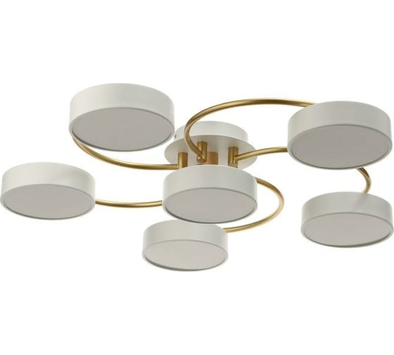 Светильник BayerLux 35441/6 LED 144Вт 3000-6000К белый-золото 65х65х12 см 4941242