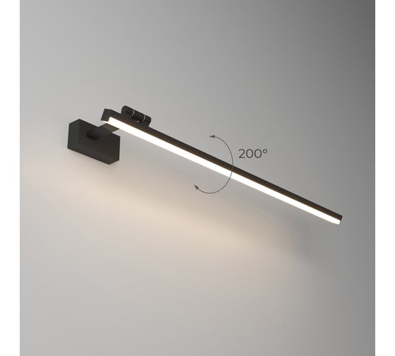 Светильник настенный светодиодный Elektrostandard Acento 3000K 12Вт 40155/LED черный a071228 1