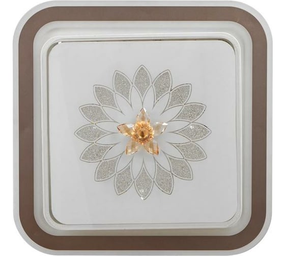Светильник BayerLux 670014N LED 80Вт 3 режима 3000-6000К диммер, белый-черный 50х50х9 см 4625977
