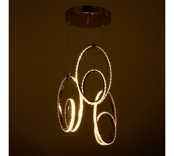 Светильник BayerLux 86004/3 LED 69Вт 3000К золото 25х25х32-132 см 5040810