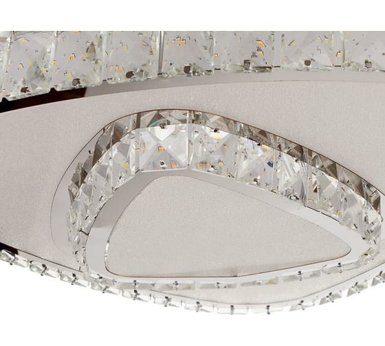 Люстра с ПДУ BayerLux 9908672 LED 100Вт 3 режима диммер, 3000-6000К хром 45х45х13 см 4623871