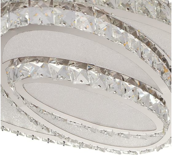 Люстра с ПДУ BayerLux 9905672 LED 100Вт 3 режима диммер, 3000-6000К хром 60х40х14 см 4623870