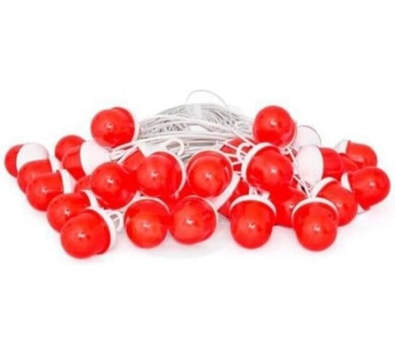 Гирлянда дорожная ООО ПК "МАГИСТРАЛЬ" из сигнальных фонарей фс-12 (20 м. + хвост 5 м., шаг 2м., 11 фонарей, 12 В) 4687206906914 1