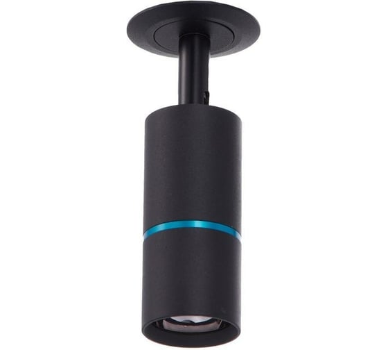 Спот BayerLux 486781 LED 7Вт 4000К черный-синий 6х6х16 см 5059053