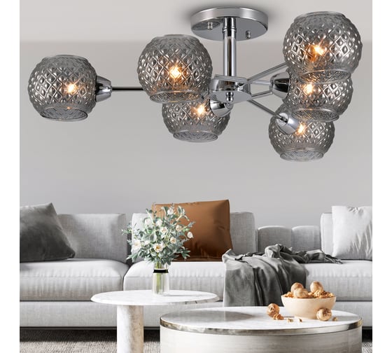 Люстра Rivoli Astrid 3091306 6 Е27 40 Вт модерн Б0050819