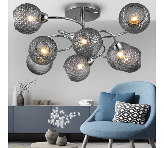 Люстра Rivoli Christiane 3092308 8 Е27 40 Вт модерн Б0050823