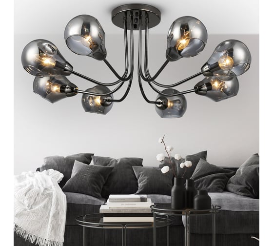 Люстра Rivoli Elisabeth 3094308 8 Е14 40 Вт модерн Б0050829