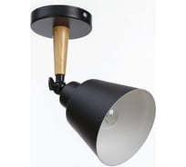 Спот BayerLux цилиндр малый 1x40Вт E27 черный 12х20х20 см 3950409