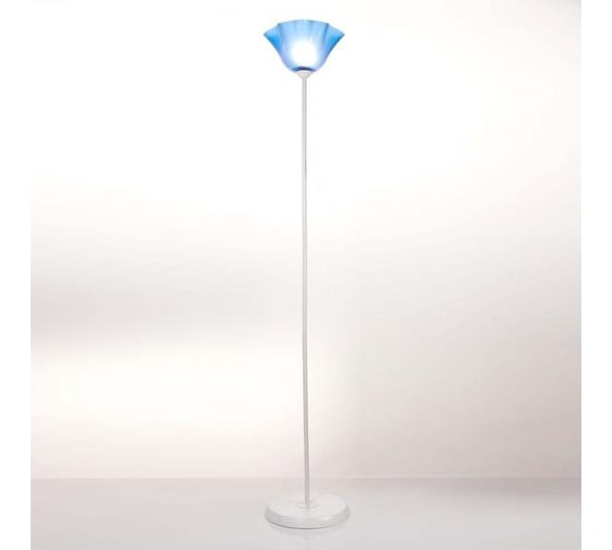 Торшер BayerLux 1341059WT+BL/1 15Вт E27 белый-синий 4520824