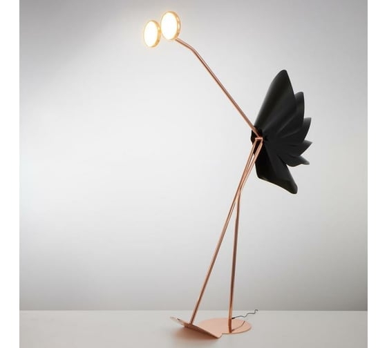 Торшер BayerLux 16640/2 LED черно-золотой 120х170 см 6302388