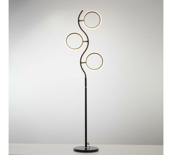 Торшер BayerLux 16651/3 LED черный 45х27х164 см 6302402