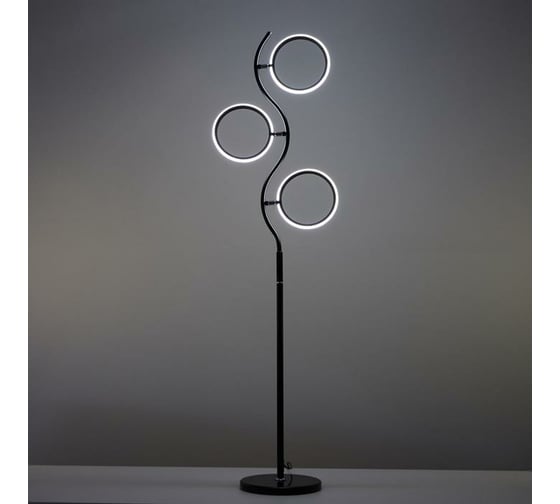 Торшер BayerLux 16651/3 LED черный 45х27х164 см 6302402