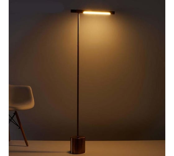 Торшер BayerLux 89504/1 LED 12Вт золото 40х40х140 см 4782114