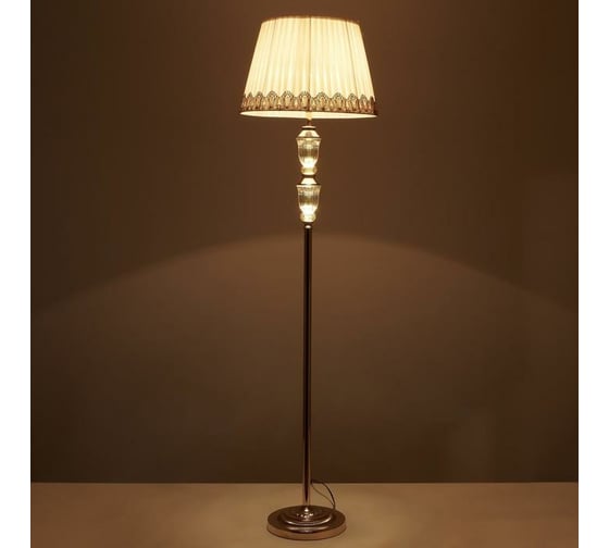 Торшер BayerLux с LED подсветкой Алессандрия 1хE27 40Вт золото 43х43х164 см 5279215