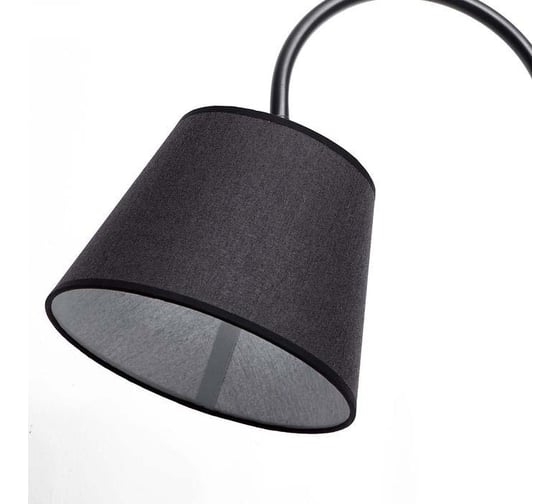 Торшер BayerLux с зарядкой для телефона 19008/1BK Е27 40Вт USB черный 29х39х158 см 5150297