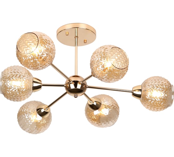 Люстра Rivoli Heidi 3106306 6 Е27 60 Вт модерн Б0051263