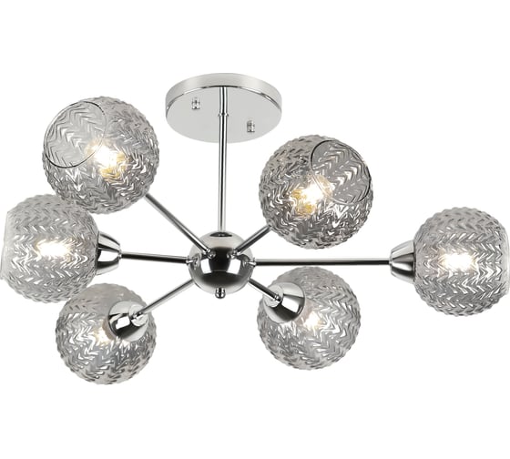Люстра Rivoli Hiltrude 3107306 6 Е27 60 Вт модерн Б0051265