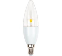 Светодиодная лампа MAKSILED LED 3Вт, 220В, E14, 4000~4500К, 300лм, свеча ML-CD-C1-3WC-W
