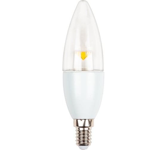 Светодиодная лампа MAKSILED LED 3Вт, 220В, E14, 4000~4500К, 300лм, свеча ML-CD-C1-3WC-W 1
