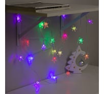 Нить Luazon DCR 5 м, с насадками Звезда средняя, IP20, Н.С. LED-20-220V, моргает, мульти 541535