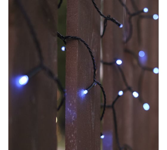 Нить Luazon SPEC IP44, УМС, 10 м, Н.Т. 3W LEDSMD-SB-72-220V, синий 2354095