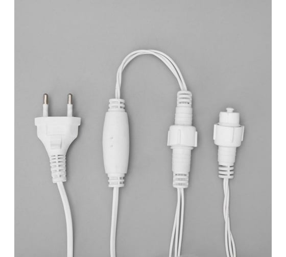 Бахрома Luazon SPEC, IP44, УМС, Ш3м, В0.9м, Н.Б. 3W LED-232-220V, зеленый 3584162
