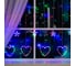 Бахрома Luazon DECOR Сердце, IP20, Ш2.4 м, В0.9 м, Н.С. LED-186-220V, 8 режимов, мульти 4356976 1
