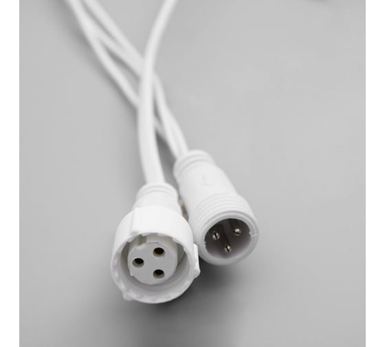Уличная бахрома Luazon УМС, Ш3м, В0.9м, Н.Б. 3W LED-232-220V, красный 3584163