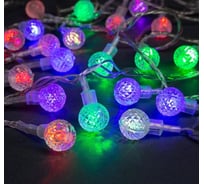 Нить Luazon DCR 5 м, с насадками Мини фонарик, IP20, Н.С. LED-20-220V, моргает, мульти 1080404