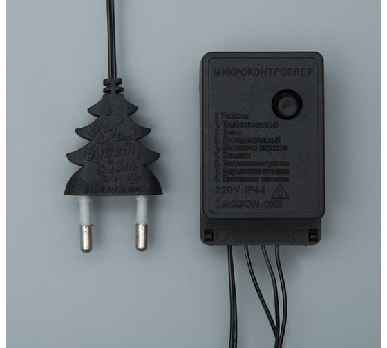 Нить Luazon ECO IP20, 5 м, Н.Т. LED-50-220V, 8 режимов, красный 3556770