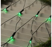 Сеть Luazon ECO, IP20, Ш2 м, В2 м, Н.Т. LED-224-220V, 8 режимов, зеленый 1585757