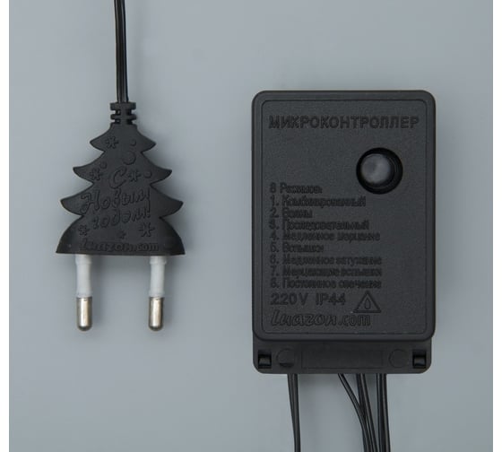 Сеть Luazon ECO, IP20, Ш2 м, В2 м, Н.Т. LED-224-220V, 8 режимов, зеленый 1585757