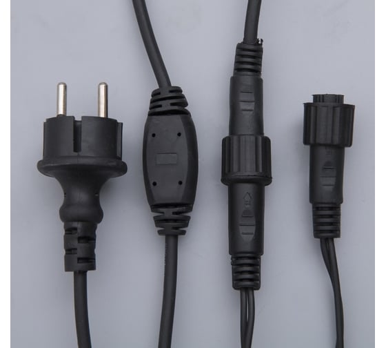 Бахрома Luazon SPEC, IP44, УМС, Ш3м, В0.6м, Н.Т. 3W LED-16050-220V, мерцание, красный 3584181