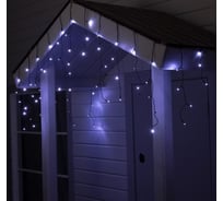 Бахрома Luazon SPEC IP44, Ш3м, В0.6м, Н.Т. УМС-2W LED5мм-М-72-24В, БЕЗ БП. фиксинг, белый 5167250
