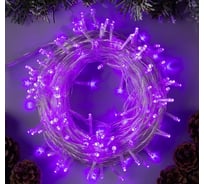 Нить Luazon ECO P20, 20 м, Н.С. LED-200-220V, 8 режимов, фиолетовый 3556807