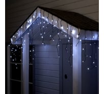 Бахрома Luazon ECO, IP44, Ш4м, В0.6м, Н.Т. LED-180-220V, 8 режимов, белый 705917