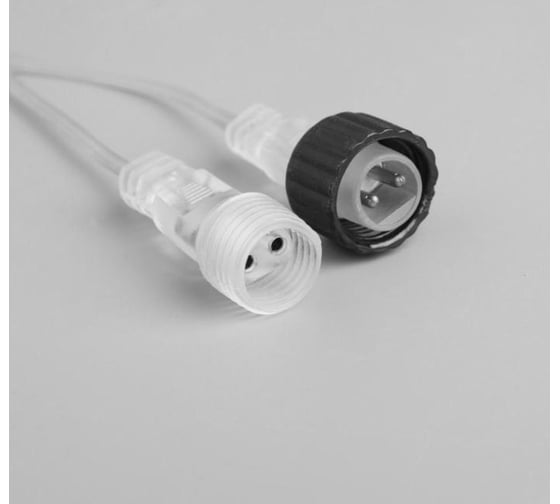 Бахрома Luazon SPEC IP44, Ш3м, В0.6м, Н.С. УМС-2W LED5мм-М-72-24В, БЕЗ БП. фиксинг, белый 5167252