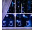 Бахрома Luazon DECOR Колокольчики, IP20, Ш2.4 м, В0.9 м, Н.С. LED-138-220V, 8 режимов, белый 2361707 1